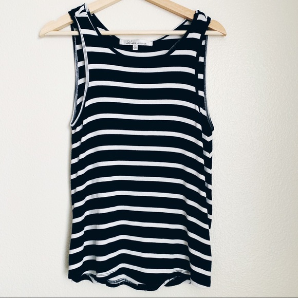 Lovers + Friends Layered Racerback Striped Tank - Picture 2 of 6